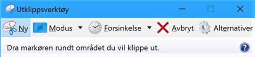 Ta Skjermbilde (skjermdump)i Windows 10 - Richanse.no Data Tips